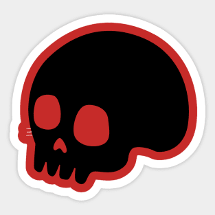 Skull Tshirt Sticker